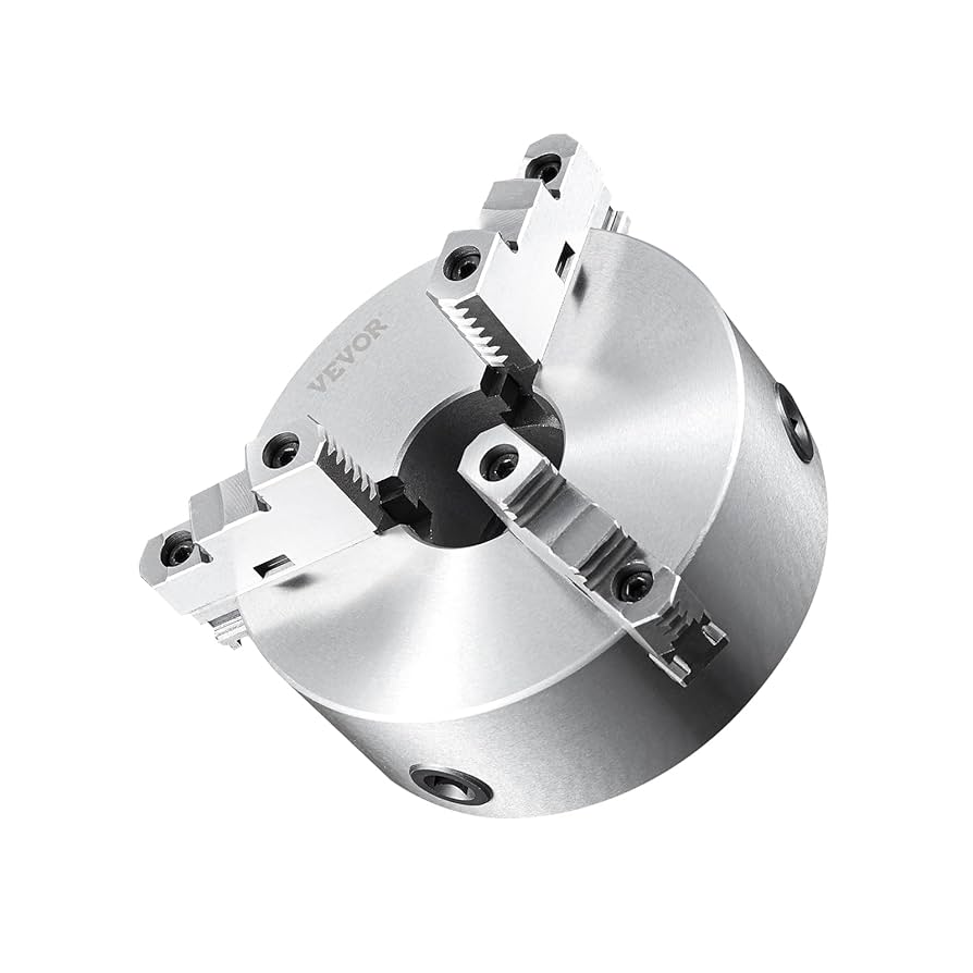 みーち　 VEVOR 3-Jaw Lathe Chuck, 8'', Self-Centering Lathe Chuck